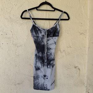 Princess Polly Tie Dye spaghetti strap Dress size 2